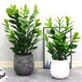 thumbnail image 6 of Artificial ZZ Plants Real Touch Faux Zamioculas Zamiifolia Greenery Houseplant Real Touch Faux Potted ZZ Plant For Home Decor, 6 of 7