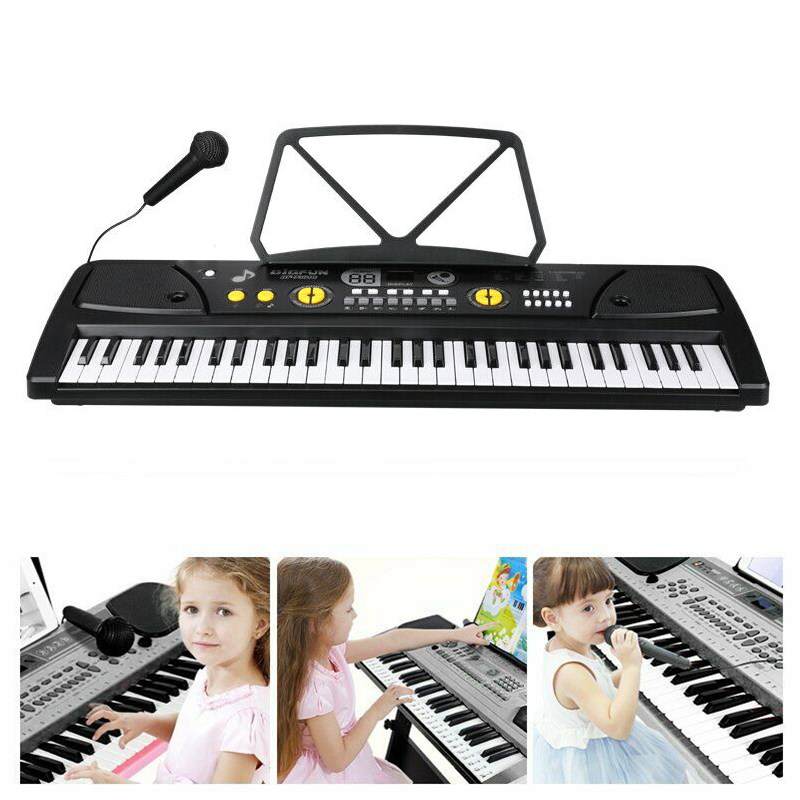 Portable 61 Key Music Electronic Keyboard for Kids/Adults, Electric