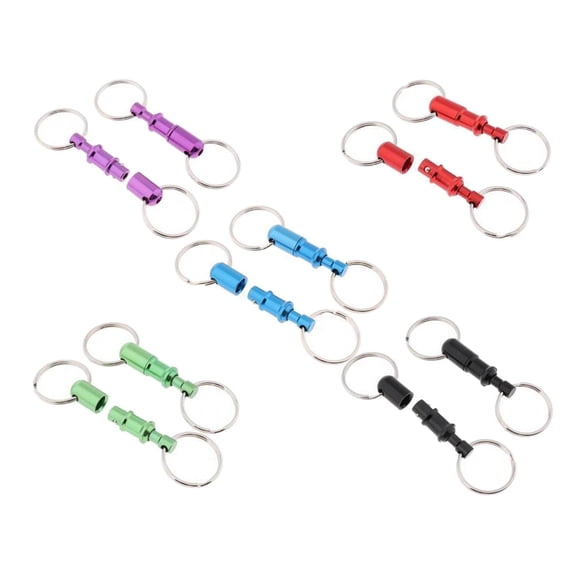 10 Pieces Breakaway Key ringss Separate Car Keys Quick
