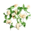 2.4M Artificial Rose Vine Christmas Garland For Home Decoration ...