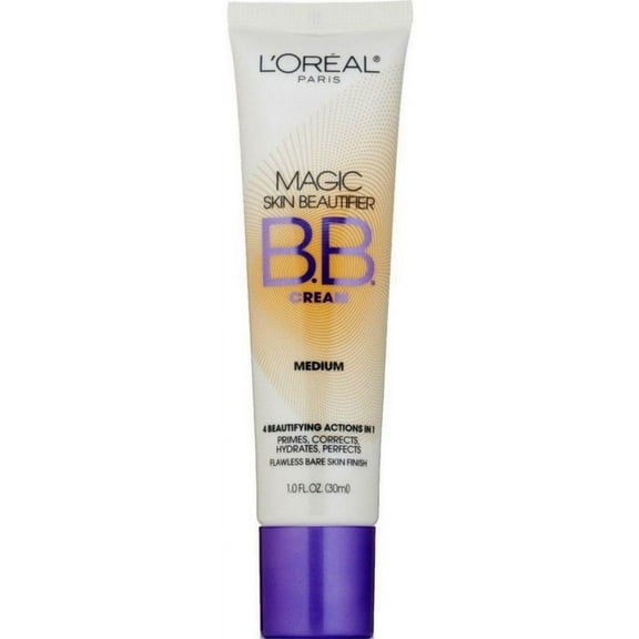 L'Oreal Paris Magic Skin Beautifier BB Cream, Medium [814] 1 oz