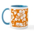 thumbnail image 2 of CafePress - Orange Hawaiian Hibiscus Mugs - 11 oz Ceramic Mug - Novelty Coffee Tea Cup, 2 of 6