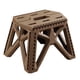 thumbnail image 4 of Taburete plegable para acampar, silla de Camping, taburete plegable, taburete compacto para campamento, taburete plegable para Picnic, jardín, viaje, Café marrón, 4 of 8