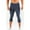 #635-Navy, variant on Handshe Men's Yoga Pants, High-Waisted Fitted with Butt-Lifting in Solid Color, Quick-Dry Stretch for Fitness, Running and Cycling