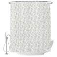 thumbnail image 2 of Sage Green Botanical Waterproof Fabric Shower Curtain,Plant Flower Floral Tree Branch Waterproof Fabric Shower Curtain for Bathroom Curtains Bathtubs Shower Curtains with 12 Hooks Standard 60x72, 2 of 8