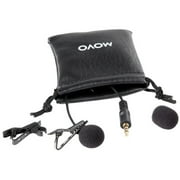 Movo Photo PM10 Omnidirectional Deluxe Lavalier Microphone with 3.5mm Jack for Smartphones, Black