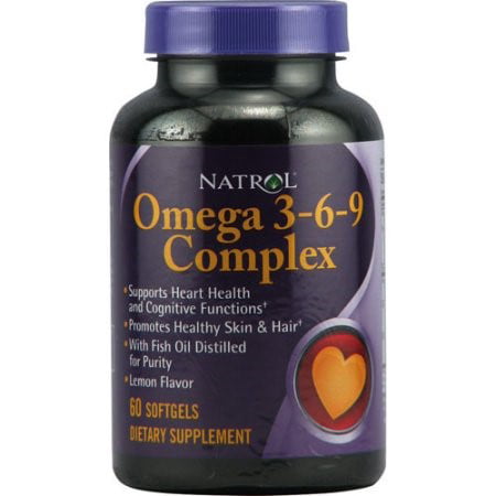 Natrol Omega-3-6-9 Complex Softgels, 60 Ct