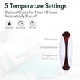 thumbnail image 2 of MaxKare Large Heating Pad with 5 Heat Settings & Auto Shut-off, for Full Body Stress Relief, 24"x33" - Red, 2 of 7