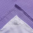 thumbnail image 4 of No Hooks Required Lavender Purple Shower Curtain with Liner Waffle Weave Design, Hotel Style Waterproof & Washable, Mesh top Window Easy Snaphook Lavender Purple Bathroom 72 inch wide x 86 inch long, 4 of 5