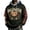 Navy, variant on Yuaguia Men's Halloween Hoodie, Loose Fit Graphic Sweatshirt with Kangaroo Pocket and Drawstring, Casual Drawstring Pullover Fall Apparel, Soft Lightweight Novelty Print Tops, Dark Green S