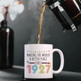 thumbnail image 5 of 1927 99th Birthday Gifts for Women Men, Turning 99 Years Old Birthday Gift Coffee Mug for Mom, Dad, Grandma, Grandpa, 99th birthday Gifts Ideas, Fathers Day Mothers Day Christmas 11oz Cup, 5 of 7