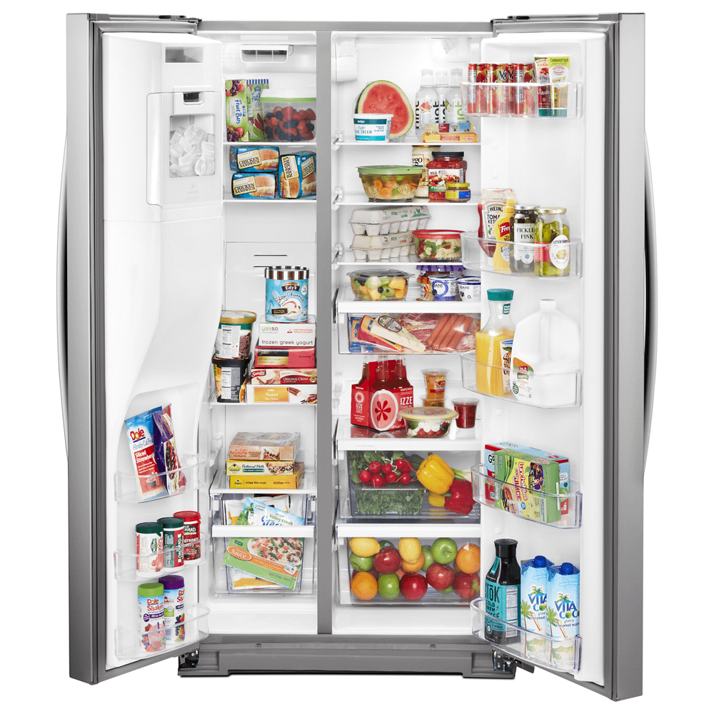 Whirlpool Wrs571cih 36" Wide 20.5 Cu. Ft Capacity Counter Depth Side By Side Refrigerator - image 2 of 5