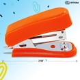 thumbnail image 2 of Desktop Mini Staplers, with Staple Remover, Heavy Duty, Non Slip, Ergonomic Jam Free, Hand Held Stapler Set, for Professional Home and Office - by Emraw (Pack of 6), 2 of 5