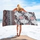 thumbnail image 1 of Toalla de playa de microfibra de 76 x 152 cm | Toalla de viaje ligera, colorida, resistente a la arena y de secado rápido | Manta multiusos para piscina, spa, gimnasio, picnic y camping, 1 of 5