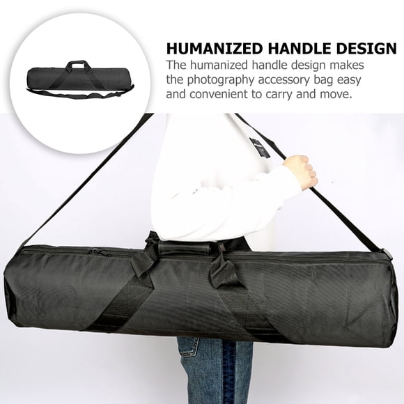 HEANUJJ Sac de Rangement pour Trépied Durable en Oxford, Sac de Protection Imperméable Noir, 1 Ensemble