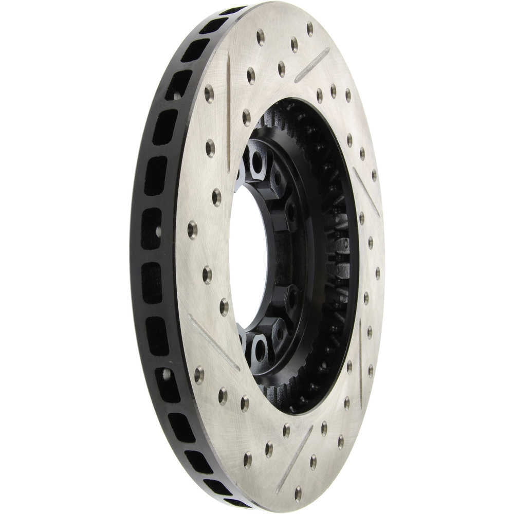 StopTech 127.46040L StopTech Sport Rotors; Drilled And Slotted; Front Left;10.87 in. Dia.; 1.77 in. Height; Fits select: 1991-2004 MITSUBISHI MONTERO