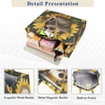 thumbnail image 5 of Corduroy Composite Fabric Tote Bag Magnetic Snap Large Capacity Crossbody Bag Beige Shoulder Strap Smiling Happy Baby Sloth, 5 of 8