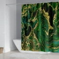 thumbnail image 2 of Abstract Marble Stone Green Shower Curtain Set, Abstract Modern Shower Curtain for Bathroom Decor, Luxury Shower Curtain for Bathtub, Waterproof Washable Fabric Shower Curtain, 72 x 72, 2 of 5