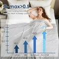 thumbnail image 3 of VK·LIVING 90"x 90" Cooling Blanket for Hot Sleepers Q-Max >0.5 Arc-Chill Breathable Blankets for Night Sweats, Lightweight Double Sides, Grey, 3 of 8