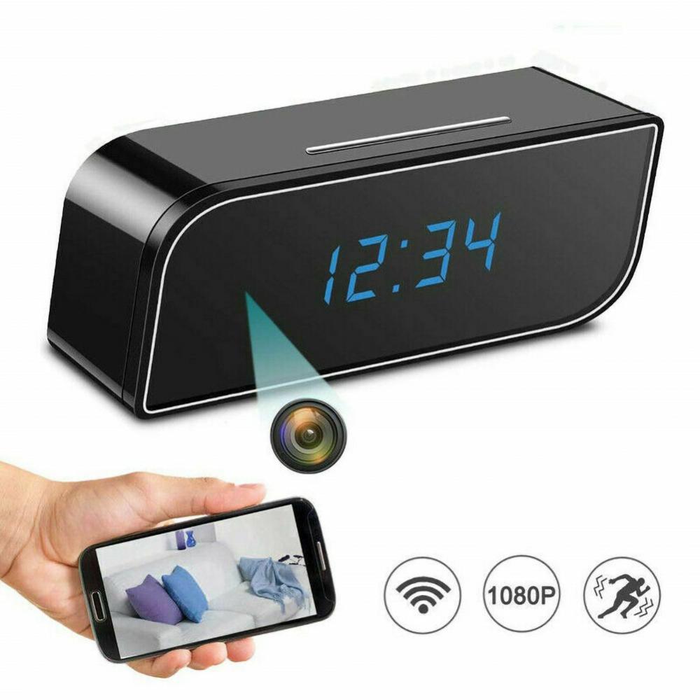 Camera Video Recorder HD 1080P WIFI Alarm Clock Camera Security Motion