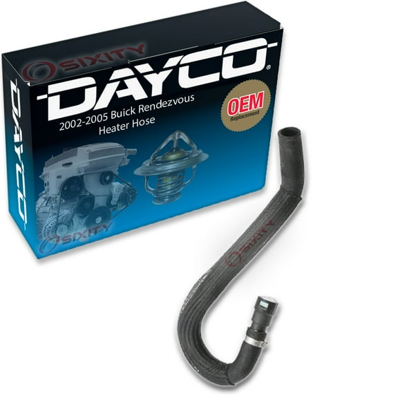 Dayco Heater To Engine HVAC Heater Hose compatible with Buick Rendezvous 3.4L V6 2002-2005