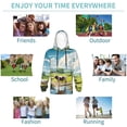 thumbnail image 5 of Lsque Countryside Farm Cow Patten Youth Hoodie Sweatshirt Pullover with Kangaroo Pocket Boys and Girls Hoodie Warm Hoodie for Kids-X-Large, 5 of 6