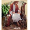 thumbnail image 2 of in His Light 50" x 60" Jesus Inspirational Tapestry Throw Blanket & Angel Tote, 2 of 4
