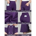 thumbnail image 6 of Sexy Dance Women's Bootcut Yoga Pants With 4 Pockets High Waist Plus Size Flare Leggings Stretch Workout Pant, 6 of 8