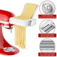 thumbnail image 6 of TOCOKEID 3-in-1 Pasta Maker Attachment for KitchenAid Stand Mixers, Pasta Roller with 8 Thickness Settings and Anti-Jam Guide Plate, 6 of 7