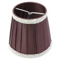 thumbnail image 3 of Simple Cylindrical Fabric Lampshade Accessory Suitable For Hotel And Home 12x11cm Coffee Color Creating Decorative Diffuse Lighting 1Pack, 3 of 4