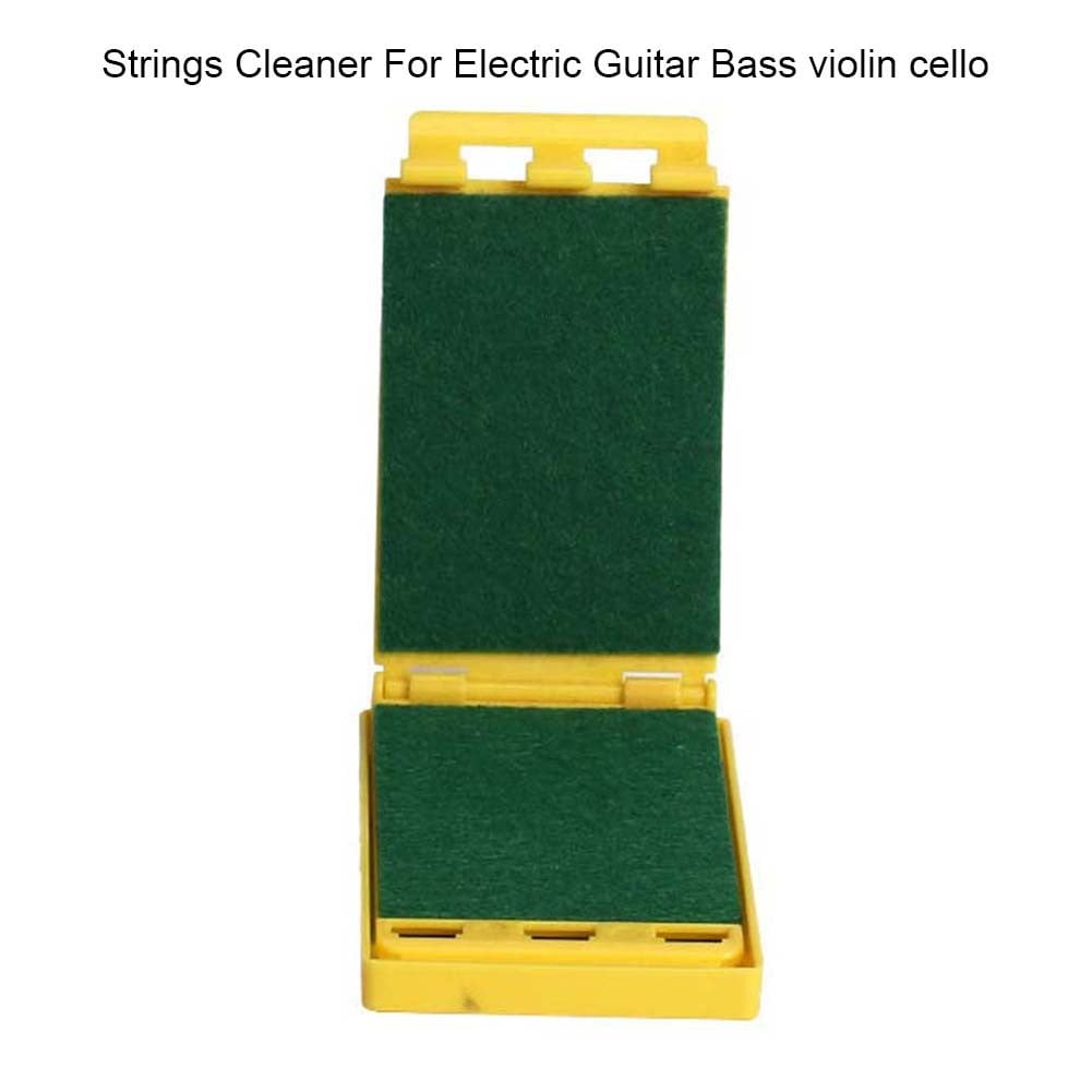 Leke Electric Acoustic Guitar Bass String Scrubber Rub Cleaning Tool