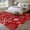 DarkRed, variant on Rectangle Area Rugs 2 x 3 Ft, Red Snowflake Christmas Non-Slip Residential Carpet, Xmas Snowflake Indoor Crawling Mats Runner Rugs for Living Room/Dining Room/Bedroom