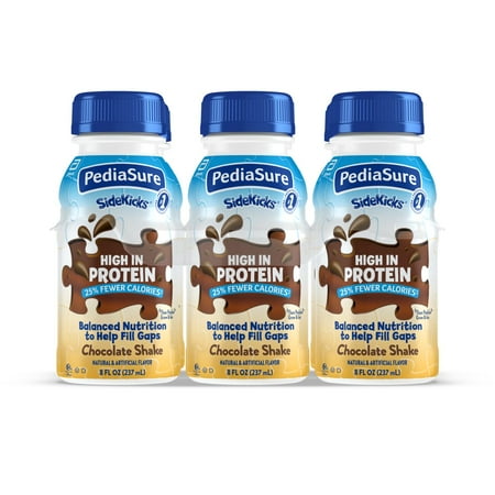 UPC: 0070074666402 | PediaSure SideKicks 6 Shakes Kids Protein Shake to Help Kids Grow Chocolate 8 fl oz