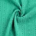 thumbnail image 3 of 57" Wide Polyester Spandex Stretch Eyelet Design Jacquard Knit Fabric - 160 GSM, 3 of 4