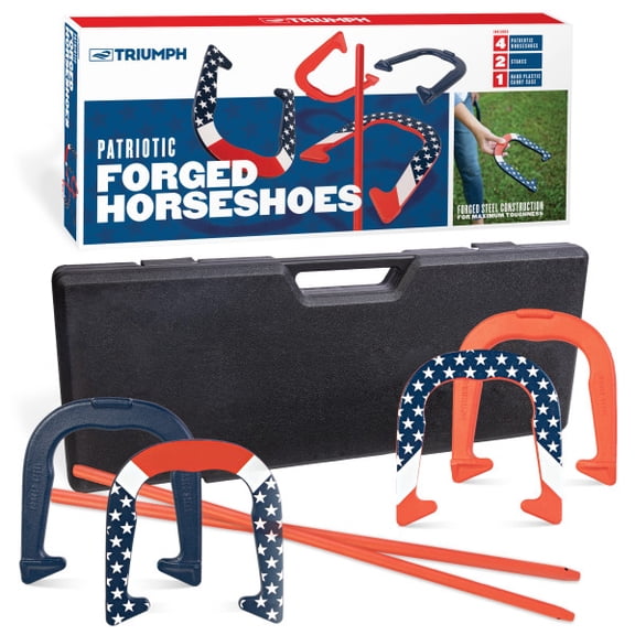 Triumph Patriotic Forged Horseshoes