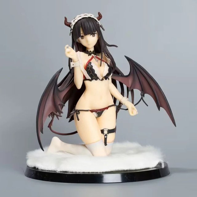 Charm Original Character 17cm PVC estatua de chica Sexy Hentai 1/6, válvula de mucama de 128 cm Colección de figuras de acción, modelo de muñeca de juguete Fivean unisex