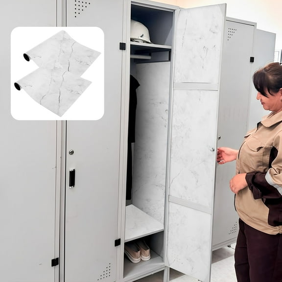 Toorise 2Pcs School Locker Magnetic Wallpaper Trimmable Magnetic Locker Sheet Waterproof Magnetic School Locker Wallpaper Practical Magnetic Wallpaper for Middle High School