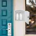 thumbnail image 3 of AURARMLET 1Pack Wall Mount Mailbox with Lock Lockable Plastic White for Office, 3 of 8