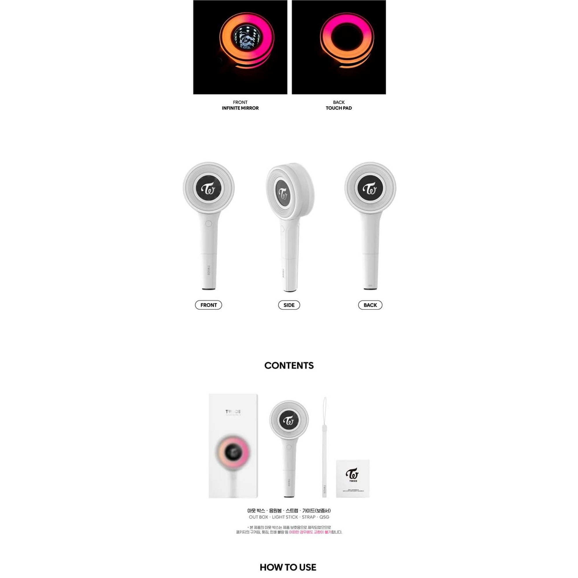 Twice CANDYBONG ∞ Official Light Stick Outbox+Light Stick+