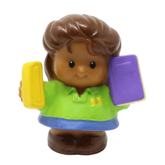 Replacement Part for Fisher-Price Little People Time to Learn Preschool Playset K0105 - Girl Figure holding a book and number One 1
