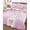 Light Pink, variant on Twin Quilt Bedding Set, Valentine's Day Reversible Summer Quilt 3 Pieces, Pink Bows Vintage Plaid Romantic Roses Lightweight Bedspreads Coverlets with 2 Pillow Shams for All Seasons