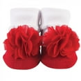 thumbnail image 2 of Hudson Baby Infant Girl Socks Boxed Giftset, Red Gold, One Size, 2 of 4