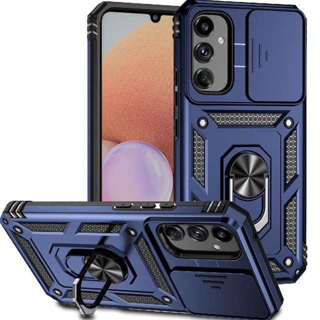 Estuche GANGXUN para Samsung Galaxy A34 5G, soporte giratorio 360°, estilo mecánico y magnético