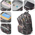 thumbnail image 4 of Pioneer Flower Backpack for School,Cute School Bag,Schoolbag with Adjustable Shoulder Straps & Padded Back,16.9 Inch, 4 of 5