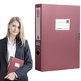 thumbnail image 1 of Thickened Archive Box Plastic File Box Large Capacity Blue Document Contract Storage Data Box, 1 of 9