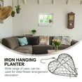 thumbnail image 4 of Flower Hanging Basket Heart Shape Ironed Wall Planter Pot Shelf Home Decoration, 4 of 5