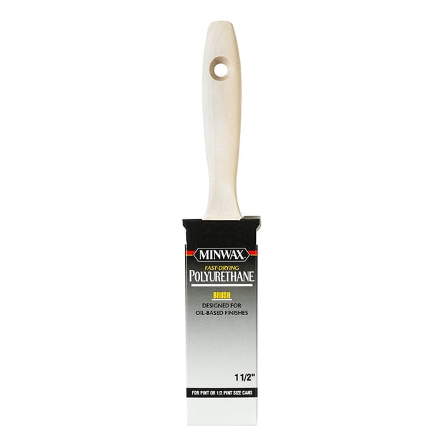 Capa de acabado a base de aceite Brush Minwax de 3,8 cm con cerdas naturales