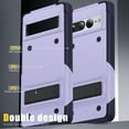 thumbnail image 4 of Dteck for Google Pixel 7 Pro Case with Kickstand, Hybrid Shockproof Bumper Rugged Case Hard Protective Cover for Google Pixel 7 Pro,Purple, 4 of 7