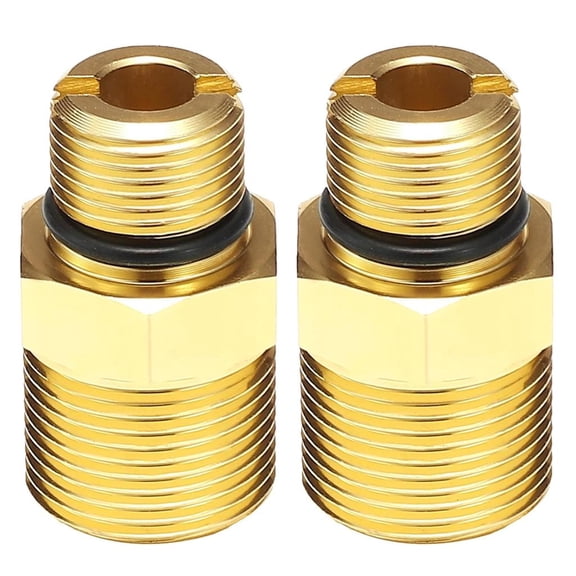 LICEWO 2Pcs Water Outlet Fitting for 510005 520002 520013 520014 530017 Pressure Washer Pumping M22 Male to 3/8inch Male Adapter