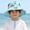 Blue e, variant on Kids' Pineapple Print Bucket Hat, Adjustable Cotton Sun Hat with Chin Strap for Beach and Summer Trips, 1-8 Years Pink 1 Years